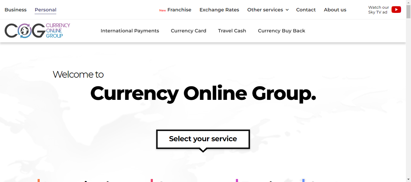 Currency Online Group website